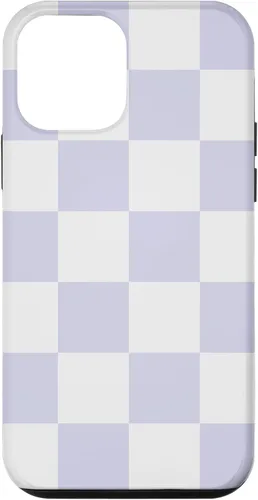Miniatura 16 de Cute Pastel Lavender Off White Checker Pattern Design Case for iPhone 17