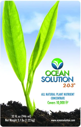Miniatura 2 de Ocean Solution Fertilizante líquido orgánico, concentrado de nutrientes vegetales, ideal para ganado e hidropónico, fácil aplicación, sin manchas ni