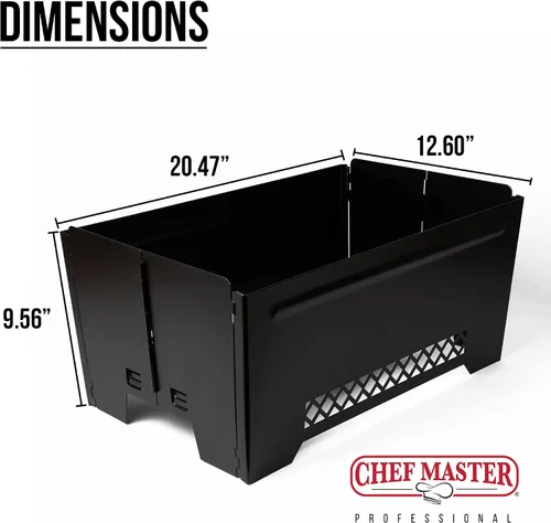 Miniatura 2 de Chef Master 90253 - 1 estante para platos para calentar alimentos, calentador de alimentos para reuniones, eventos, banquetes, fiestas, bufé, platos