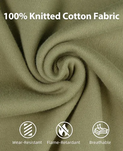 Miniatura 95 de KONRECO Camisas FR para hombre resistentes al fuego/ignífugo CAT2 7oz algodón dos tonos y camisa Henley