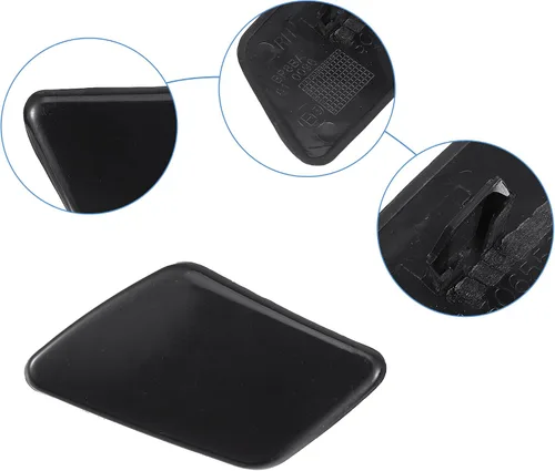 Miniatura 3 de ACROPIX Tapa de la boquilla del parachoques delantero izquierdo y derecho, para Volvo S40 No.39991799/39991798, paquete de 2, color negro