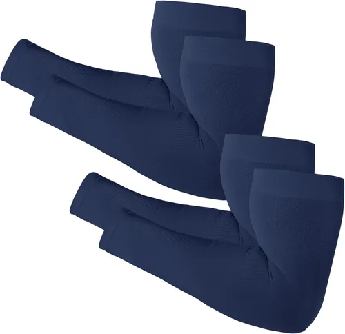 Miniatura 8 de Newbyinn Mangas de brazo para hombres y mujeres, talla L a XL, manga de protección solar UV para cubrir tatuajes, funda de compresión refrescante 2