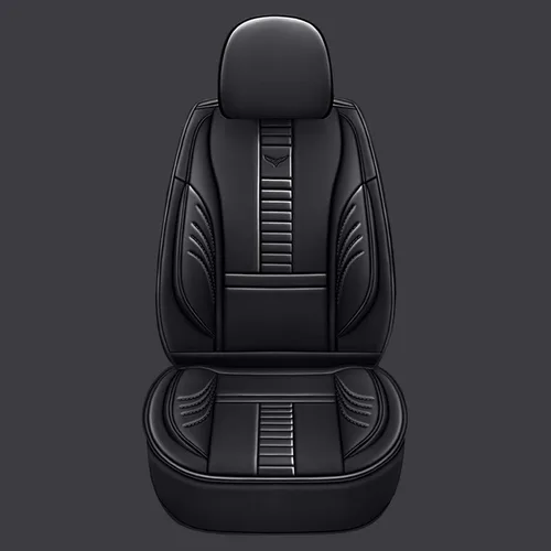 Miniatura 8 de Fundas de asiento delantero para Nissan Altima 2002-2025, protección de banco frontal dividido 3D compatible con bolsa de aire lateral, línea negra