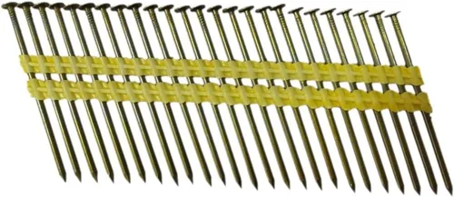 Miniatura 5 de Zeluga 13-254-1P - Clavos de marco de 21 grados, tira de plástico de cabeza redonda de 3 x 0.120 pulgadas, clavos de marco con mango liso