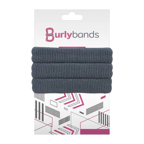 Miniatura 20 de Burlybands Lazos Grandes para Cabello para Cabello Grueso, Pesado o Rizado - Antideslizantes, Sin Daño, Coleteros Sin Costuras para Cola de Caballo