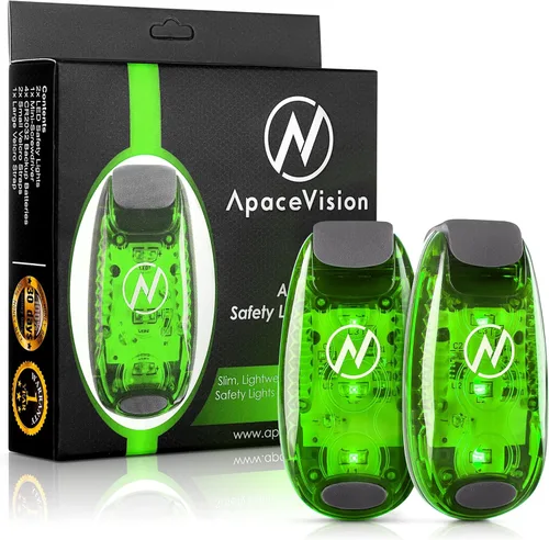 Miniatura 16 de LED Safety Light (2 Pack) - Clip On Strobe/Running Lights for Runners, Dog, Bike, Walking, Boat, Kayak, Stroller and More - High Visibility Blanco