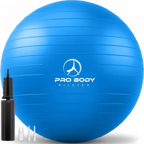 Miniatura 11 de ProBody Pilates Pelota de Ejercicio - Bola de Balance de Varios Tamaños de Grado de Gimnasio para Fitness, Yoga, Entrenamiento, Embarazo y Terapia