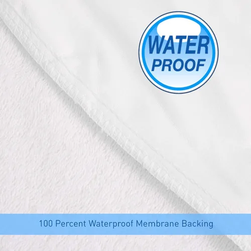 Miniatura 6 de Sweet Home Collection Protector de colchón impermeable de alta calidad, protector de cama de algodón suave con revestimiento trasero de membrana
