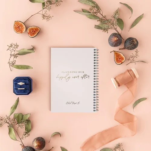 Miniatura 2 de Wedding Planner & Organizer - Real Gold Foil- Diary Engagement Gift Book & Calendar