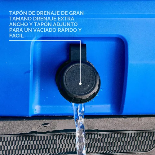 Miniatura 9 de Coleman Pro Enfriador Rígido Premium Ultraligero de Servicio Pesado de 25 cuartos, Aislamiento Extra Grueso Mantiene el Hielo hasta 3 Días, Neptuno