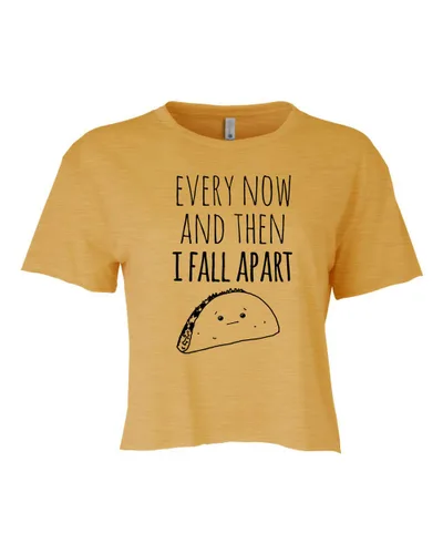 Miniatura 8 de I Walk The Lime, Cute Women's Screen Printed Crop Tee, Shirts With Sayings, Heather Gray or Gold (S, Heather Gray)