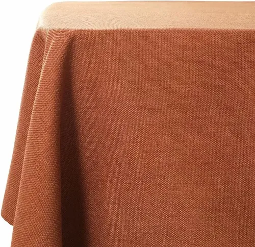 Miniatura 14 de Mantel rectangular de 71 x 55 pulgadas, lino sintético, sin arrugas, impermeable, color beige, para campamento, graduación, rectangular, para Lino