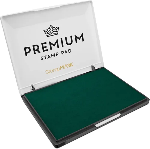 Miniatura 24 de StampMark Almohadilla de sello prémium tamaño mediano 3 x 4 pulgadas – para sellos de goma tradicionales – Almohadilla de fieltro color rosa
