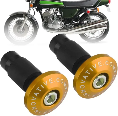 Miniatura 9 de Tapón de agarre para manillar, 0.866 in, 7/8 pulgadas, tapas deslizantes para manillar de motocicleta, para carreras ATV Offroad (dorado)
