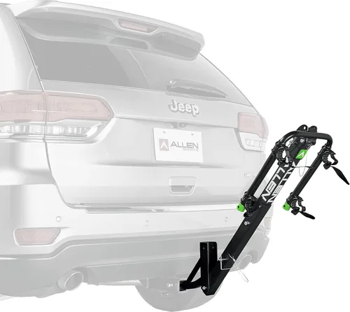 Miniatura 5 de Allen Sports Deluxe - Soporte de enganche para 2 bicicletas, modelo ZN520, color negro