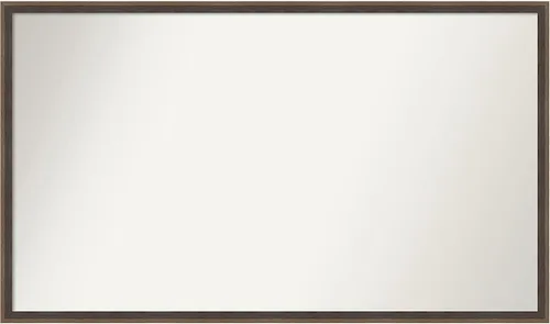 Miniatura 41 de Amanti Art Brown Bathroom Mirror for Over Sink, 23x41 Custom Made Hardwood Wedge Mocha Rectangle Vanity Mirror, Large Modern Wood Frame, Hangs