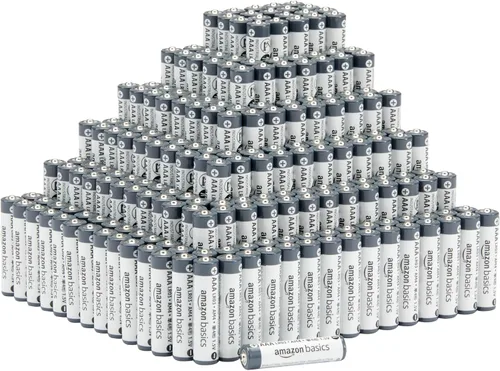 Miniatura 10 de Amazon Basics 150 PAQUETES AAA Baterías alcalinas industriales, vida útil de 5 años, paquete de valores fácil de abrir