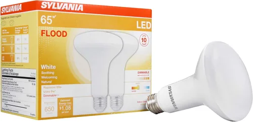 Miniatura 22 de Sylvania - Bombilla LED Flood BR30, equivalente a 65 W, eficiente 9 W, base media, regulable, 2700 K, blanco suave, 1 paquete (40460)