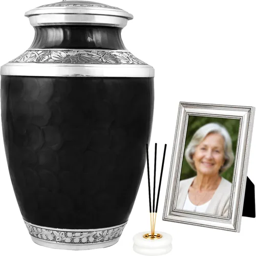 Miniatura 18 de Urnas para cenizas humanas adultas, mujeres y hombres de más de 200 pulgadas cúbicas, urna decorativa de entierro, urnas de cremación funeraria