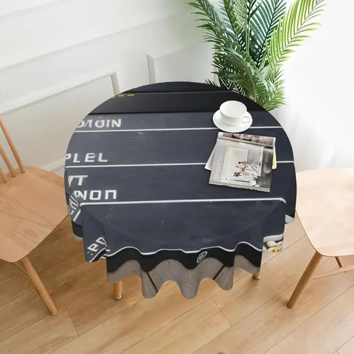 Miniatura 11 de Mantel decorativo redondo Cactus Desert Sunsets: transforma tus mesas de comedor y café con nuestro exuberante acento de lino