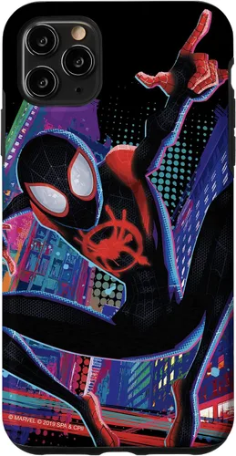 Miniatura 13 de Funda para iPhone 13 Pro Max Marvel Spider-Man Into the Spider-Verse Miles Morales City