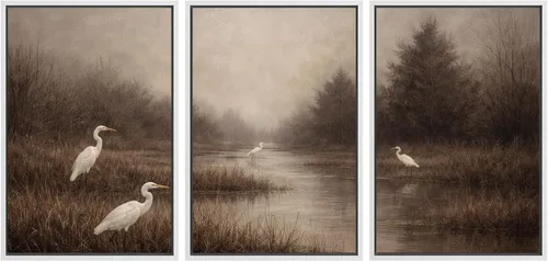 Miniatura 118 de SIGNWIN Lienzo enmarcado para pared, juego de arte tranquilo con reflejo de lago, acuarela, montaña y agua, ilustraciones modernas, arte abstracto