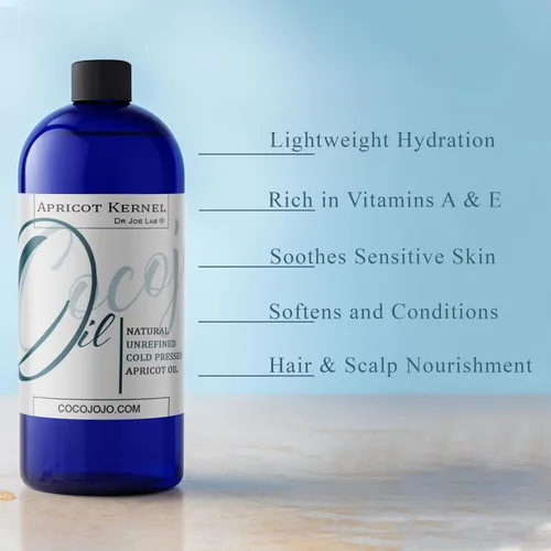 Miniatura 3 de Aceite de almendra de albaricoque, puro y natural, sin refinar, prensado en frío, vegano, sin OMG, hidratante natural para la piel del cabello, cara