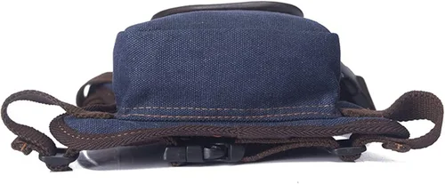 Miniatura 5 de Gzqirun - Bolsa de lona para muslo cintura para hombres y mujeres viajes al aire libre camping ciclismo