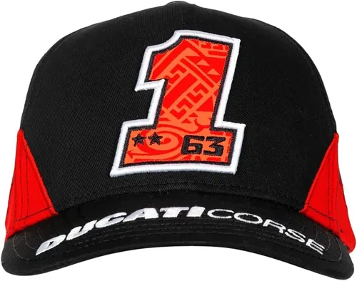 Miniatura 2 de 63 Gorra Ducati Bagnaia Ducati Bagnaia, Negro, Talla única