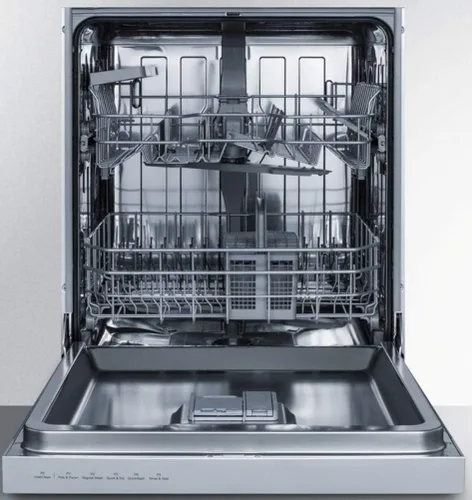 Miniatura 2 de Summit Appliance Lavavajillas inteligentes con control frontal de acero inoxidable de 24 pulgadas de 120 voltios