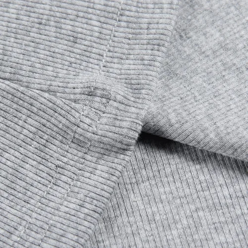 Miniatura 4 de Artfish Camiseta sin mangas de algodón de longitud completa para mujer, acanalada, ajustada, espalda cruzada, cuello alto, básica