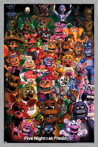 Miniatura 5 de Trends International Five Nights at Freddy's - Póster de pared Ultimate Group, 22.375 x 34 pulgadas, versión sin marco