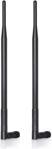 Miniatura 3 de Bingfu RP-SMA 4G LTE Antena 7dBi Paquete de 2 para cámara de rastro y caza, para cámara de juegos celular, monitor de vida silvestre, cámara