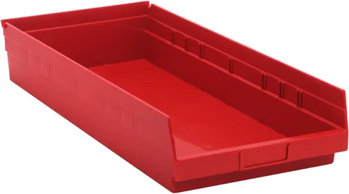 Miniatura 11 de Quantum qsb116bk Negro Economía Shelf Bin, 23 – 5/8" X 11 – 1/8" x 4" Tamaño (Pack de 6)