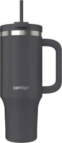 Miniatura 20 de Contigo Streeterville 30 onzas Vaso, Acero Inoxidable con Aislamiento al Vacío, Resistente a Fugas, Mantiene el Frío durante 29 Horas, Cabe