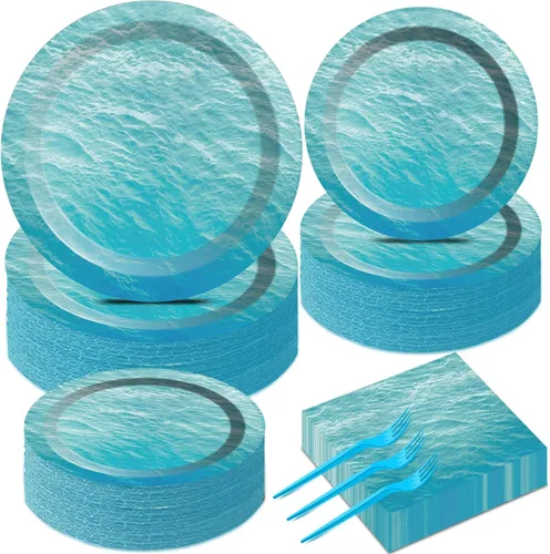 Miniatura 29 de gisgfim Juego de decoración para fiesta de 50 invitados con temática de camión semi, platos y servilletas para fiesta con temática de camión semi