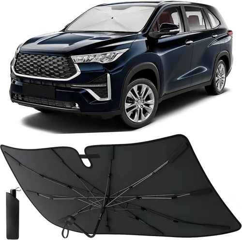 Miniatura 28 de 【2025 Actualizado】EcoNour Parasol Premium para Parabrisas de Coche Parasol Plegable para Parabrisas Delantero Visor Extendido Bloqueador de Sol