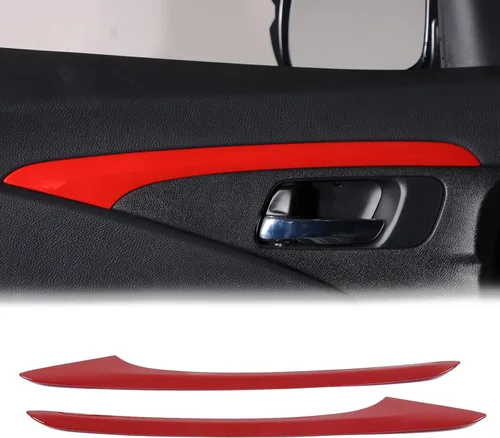 Miniatura 11 de 2 piezas de tira decorativa interior para puerta delantera para Honda Pilot 2016 2017 2018 2019 2020 2021 2022, protector de pegatina para panel