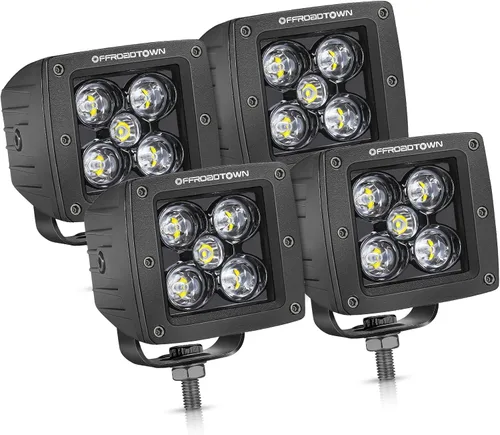 Miniatura 20 de OFFROADTOWN - Arnés de cableado de 2 conductores, kit de arnés de cableado de nailon para cápsulas LED, luz antiniebla, 12 V, 40 A, relé de fusible