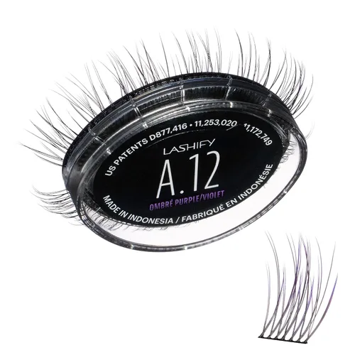Miniatura 14 de Lashify Amplify - Extensiones de pestañas Gossamer de 0.47 pulgadas, color ceniza, pestañas postizas para un aspecto natural