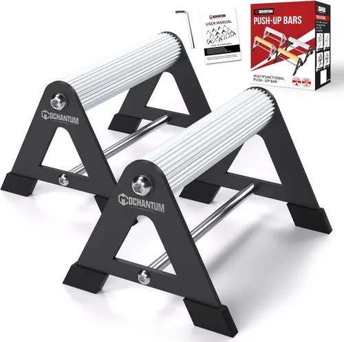 Miniatura 8 de Push Up Bar - Heavy-Duty Stainless Steel Pushup Stands with Non-Slip Base, 660LB Capacity, Portable Home Gym Equipment for Strength Training & Floor
