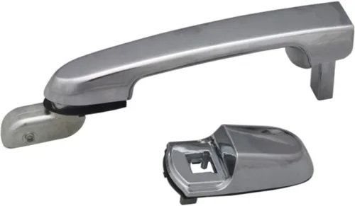 Miniatura 4 de Para Hyundai Accent 2006-2011 Manija de puerta exterior trasera, lado del conductor cromado Trim: GLS
