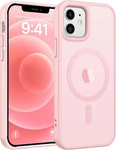 Miniatura 55 de FNTCASE Funda para iPhone 13 Pro: Fundas magnéticas translúcidas mate delgadas con protector de pantalla de vidrio templado