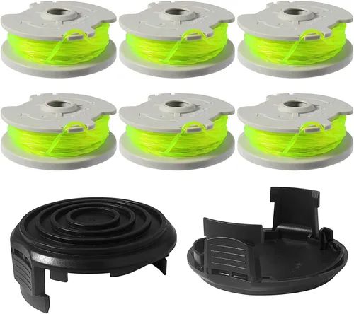 Miniatura 3 de THTEN WA0014 - Tapas de repuesto para carrete de recortadora compatibles con recortadoras de cuerda Worx WA0014 WG168 WG184, WA0037, tapas