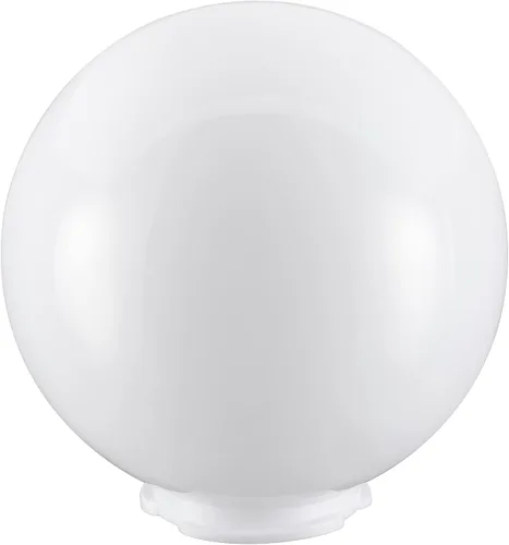 Miniatura 16 de Aspen Creative 28002-60-41, 8 pulgadas de acrílico transparente lámpara poste globo con 3-7/8" cuello