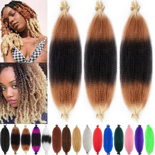 Miniatura 45 de Marley Twist - Cabello trenzado de 10 pulgadas, cabello trenzado preseparado y afro trenzado, 8 paquetes para rastas sintéticas desgastadas