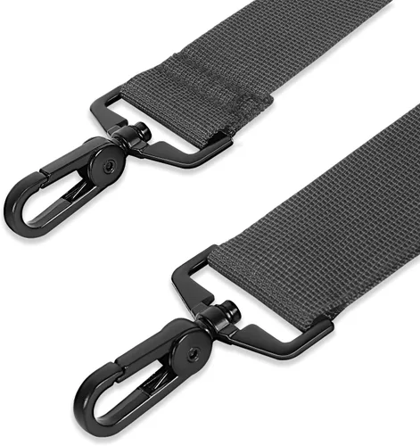 Miniatura 4 de Taygeer Correa cruzada de repuesto, correa universal para bolsa de hombro, correa desmontable acolchada ajustable con clip de gancho de metal
