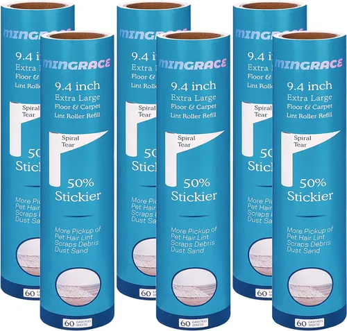 Recambios de rodillo de pelusa extra grandes de 9.4 pulgadas compatibles con el rodillo de pelusa gigante extra ancho de 9.4 pulgadas de PetLovers,