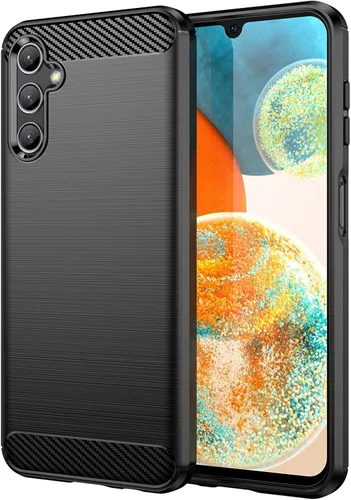 Miniatura 85 de Funda EUAGVQY para Samsung A70 Galaxy A70, Funda de Fibra de Carbono de TPU Blanda Antideslizante Duradera y Ligera, Funda Protectora para Samsung