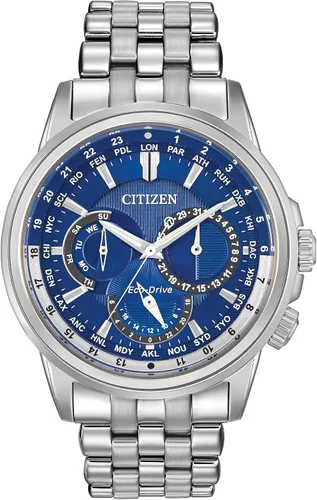 Miniatura 7 de Citizen Men's Eco-Drive Calendrier Classic Watch, 12/24 Hour Time, 3-Hand Day and Date, Chronograph, Luminous Hands
